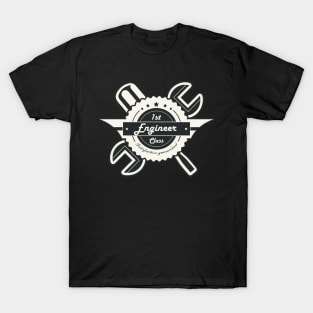 First Class Engineer! Retro Career Gift T-Shirt